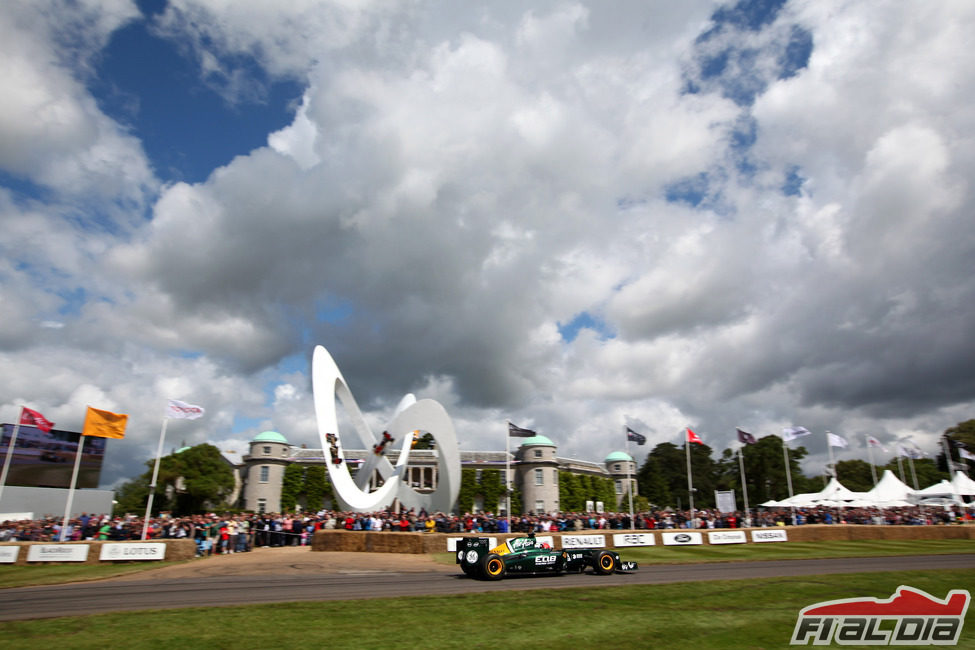 Caterham en el FoS de Goodwood 2012