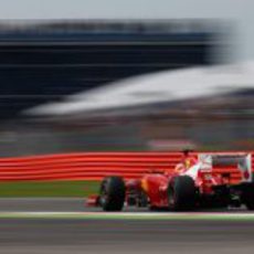 Fernando Alonso en la clasificación del GP de Gran Bretaña 2012