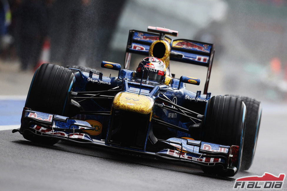 Sebastian Vettel saldrá cuarto en el GP de Gran Bretaña 2012