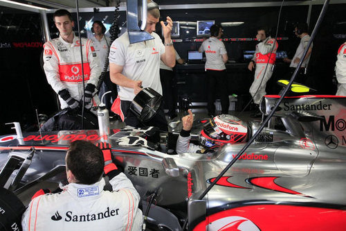 Kovalainen en boxes