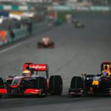 Webber y Hamilton