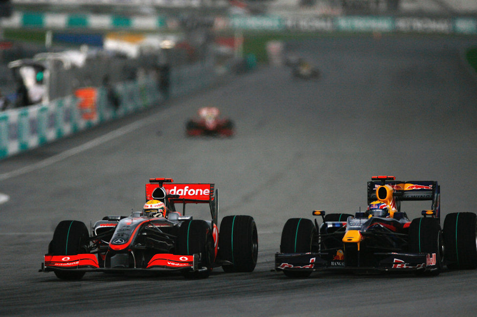 Webber y Hamilton