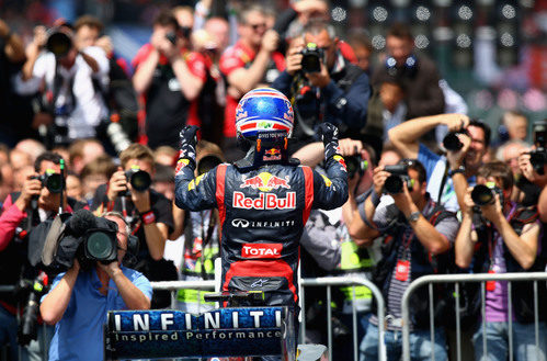Mark Webber gana el GP de Gran Bretaña 2012