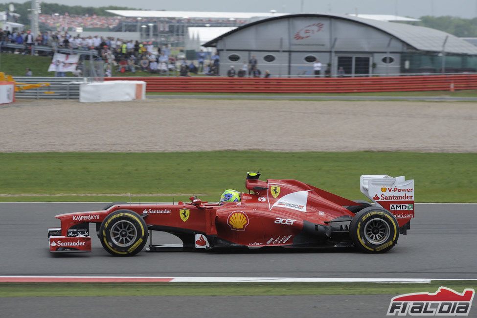 Felipe Massa fue consistente durante todo el GP de Gran Bretaña
