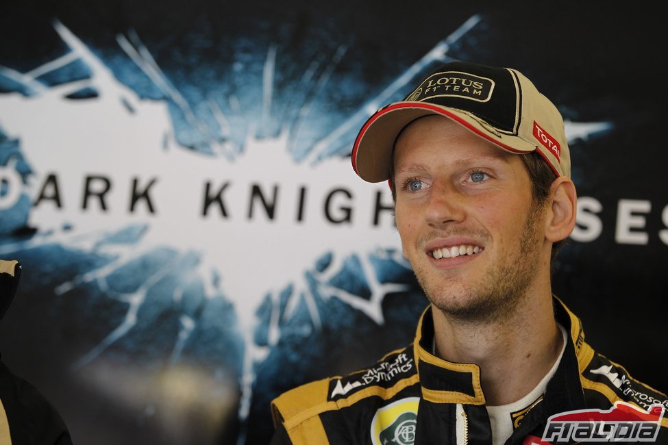 Romain Grosjean, una sonrisa de película