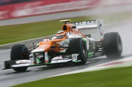 Nico Hülkenberg en los segundos libres