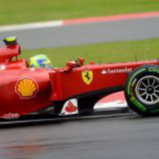 Felipe Massa realizó una buena clasificación en Silverstone