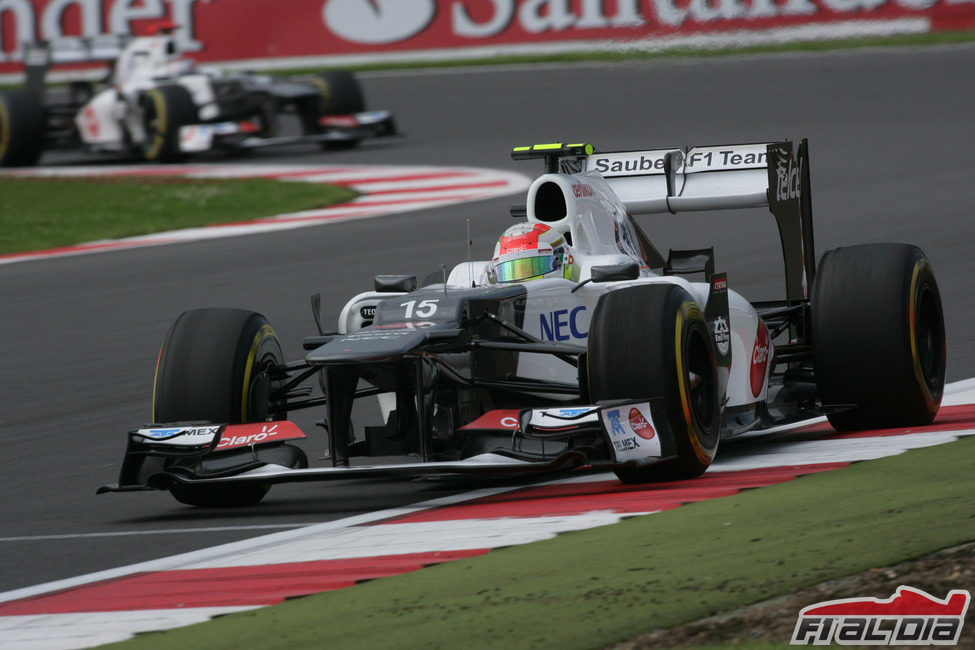 Sergio Pérez rueda con los blandos en los Libres 3