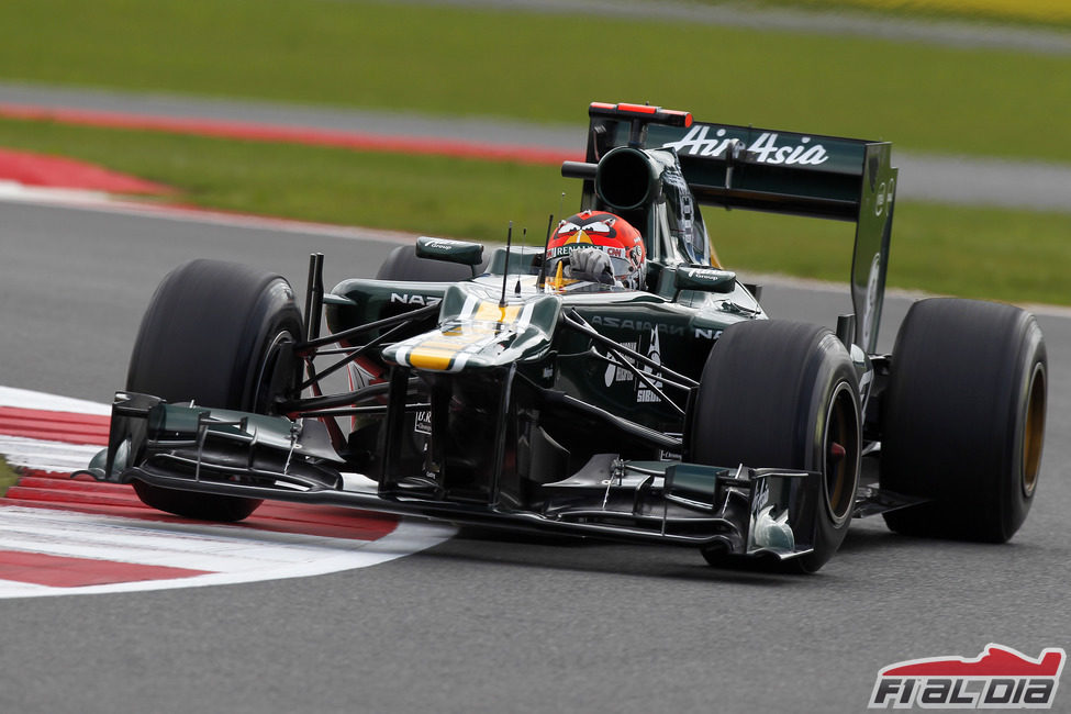 Heikki Kovalainen probó los medios en los Libres 3 de Silverstone