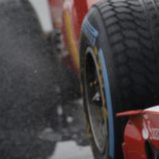 Neumático de lluvia Pirelli en Silverstone