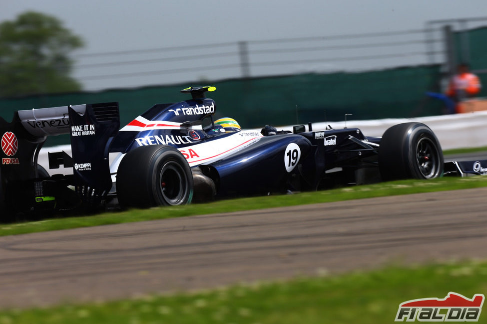 Bruno Senna rueda con su FW34 GP Gran Bretaña 2012