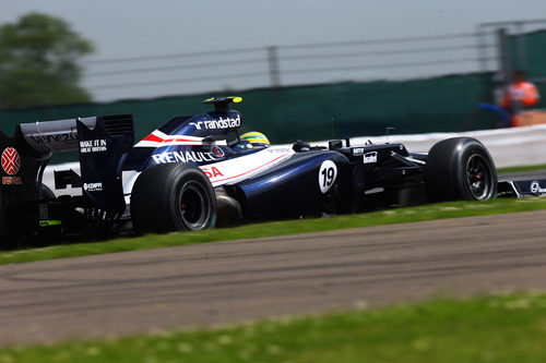 Bruno Senna rueda con su FW34 GP Gran Bretaña 2012
