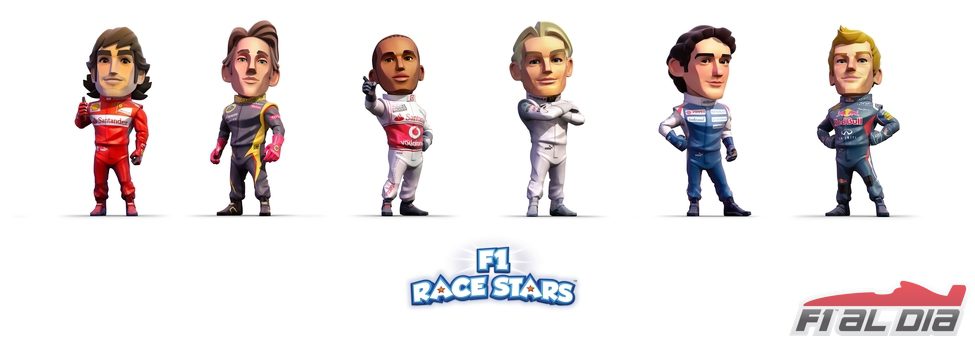 Las estrellas de 'F1 Race Stars'