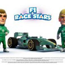 Equipo Caterham en 'F1 Race Stars'