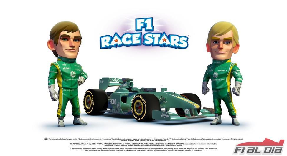 Equipo Caterham en 'F1 Race Stars'
