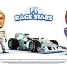 Equipo Mercedes en 'F1 Race Stars'
