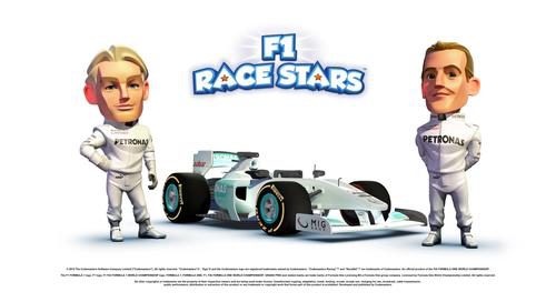 Equipo Mercedes en 'F1 Race Stars'