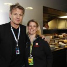 Gordon Ramsay, con McLaren en Silverstone