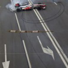 Lewis Hamilton, aficionado a los 'donuts'
