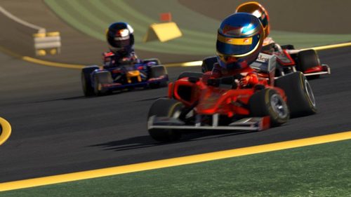 Una carrera en 'F1 Race Stars'