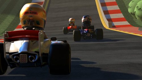 Hamilton, Vettel y Alonso luchan en 'F1 Race Stars'