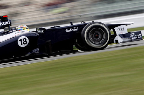 Pastor Maldonado logró liderar los Libres 2 del GP de Alemania 2012