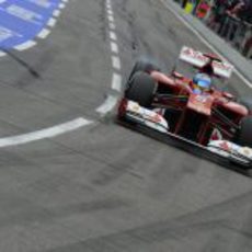 Fernando Alonso rueda con un mejorado F2012 en Hockenheim