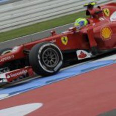 Felipe Massa disputa los Libres 1 del GP de Alemania 2012