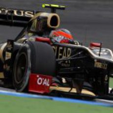 Romain Grosjean completa los Libres 1 del GP de Alemania 2012