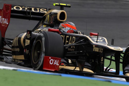 Romain Grosjean completa los Libres 1 del GP de Alemania 2012