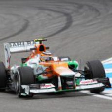 Nico Hülkenberg rueda con los medios en Hockenheim