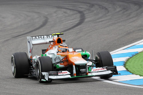 Nico Hülkenberg rueda con los medios en Hockenheim