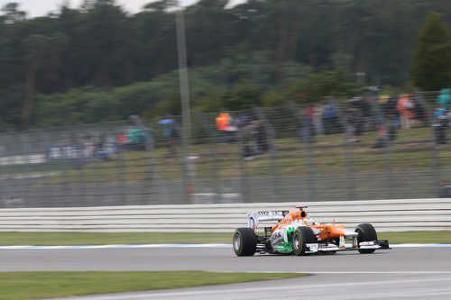 Paul di Resta completa los Libres 1 del GP de Alemania 2012