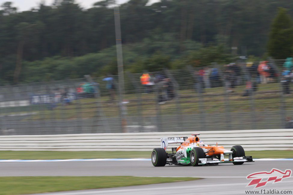 Paul di Resta completa los Libres 1 del GP de Alemania 2012