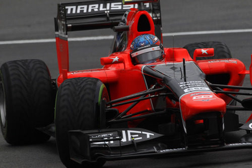 Charles Pic completa los Libres 1 del GP de Alemania 2012