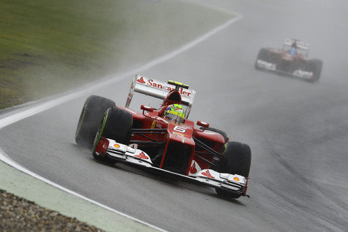 Felipe Massa sucumbió en una Q2 con condiciones cambiantes