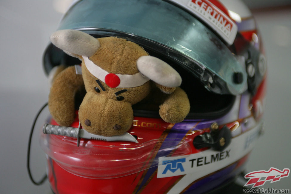 La mascota de Kamui Kobayashi