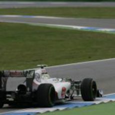 Sergio Pérez rueda en Hockenheim