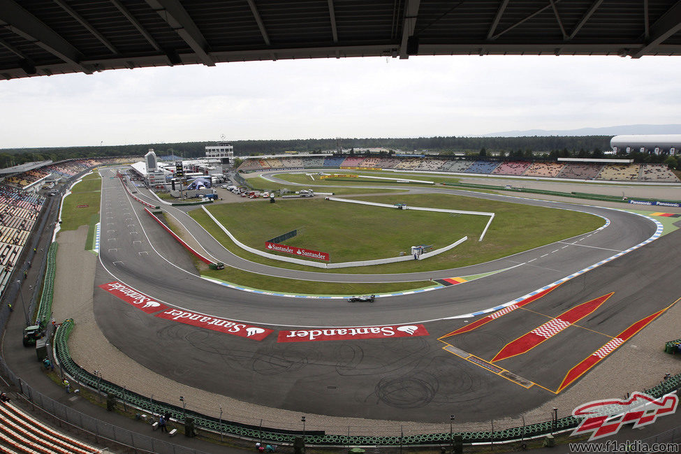 Plano general del estadio de Hockenheim