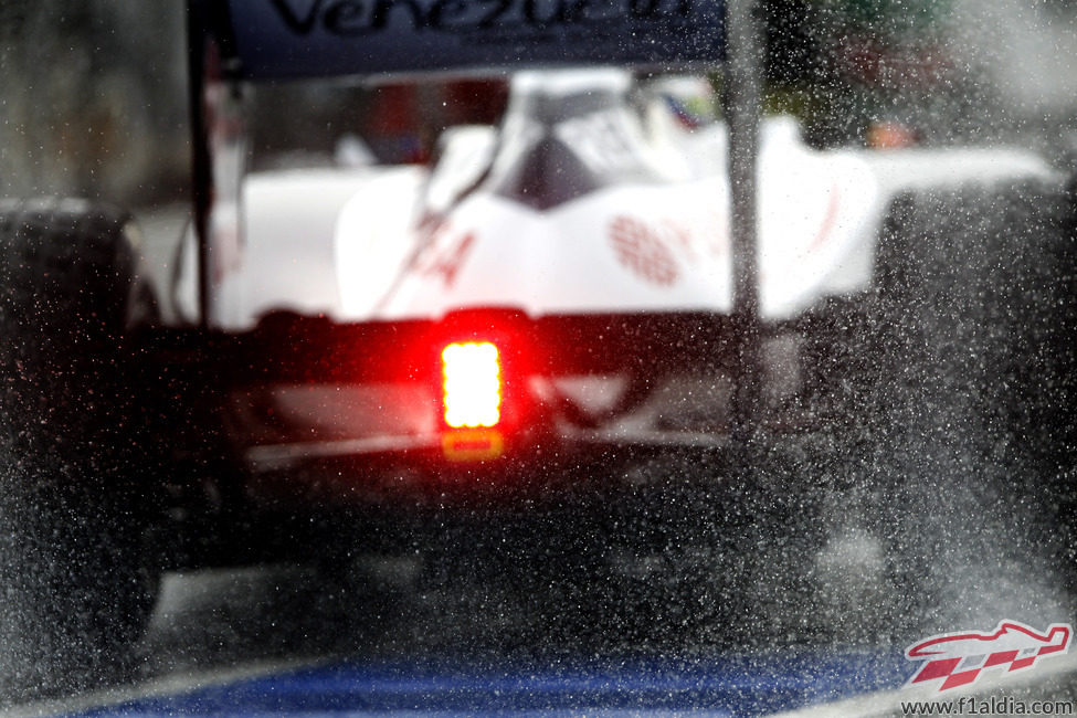 Luz de lluvia en el Williams FW34