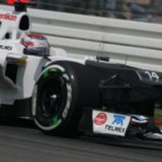 Kamui Kobayashi rueda en los libres del Gran Premio de Alemania