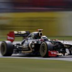 Kimi Räikkönen prueba los blandos en la Q1 de Alemania