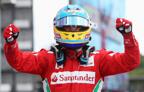 Fernando Alonso gana del GP de Alemania 2012
