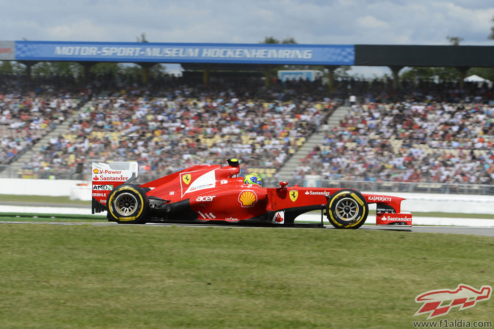 Felipe Massa terminó 12º el GP de Alemania 2012