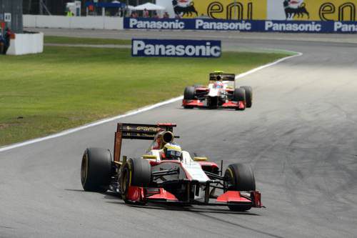 Los dos HRT terminaron la carrera en Alemania