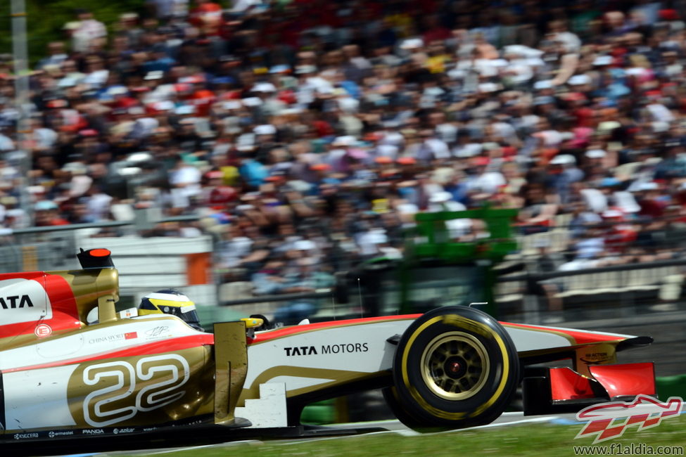 Pedro de la Rosa terminó 21º el GP de Alemania 2012