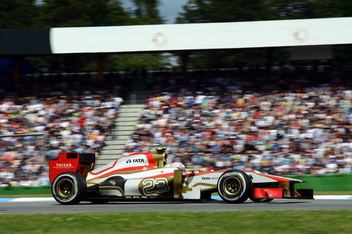 Narain Karthikeyan no pudo superar a los Marussia