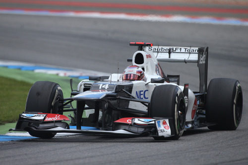 Kamui Kobayashi terminó cuarto el GP de Alemania 2012