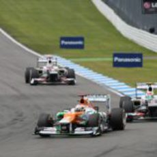 Paul di Resta trata de no ser adelantado en Hockenheim