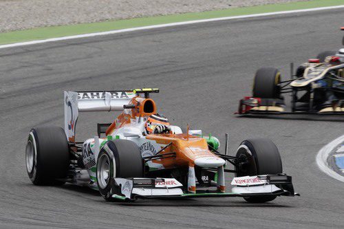 Nico Hülkenberg terminó noveno el GP de Alemania 2012